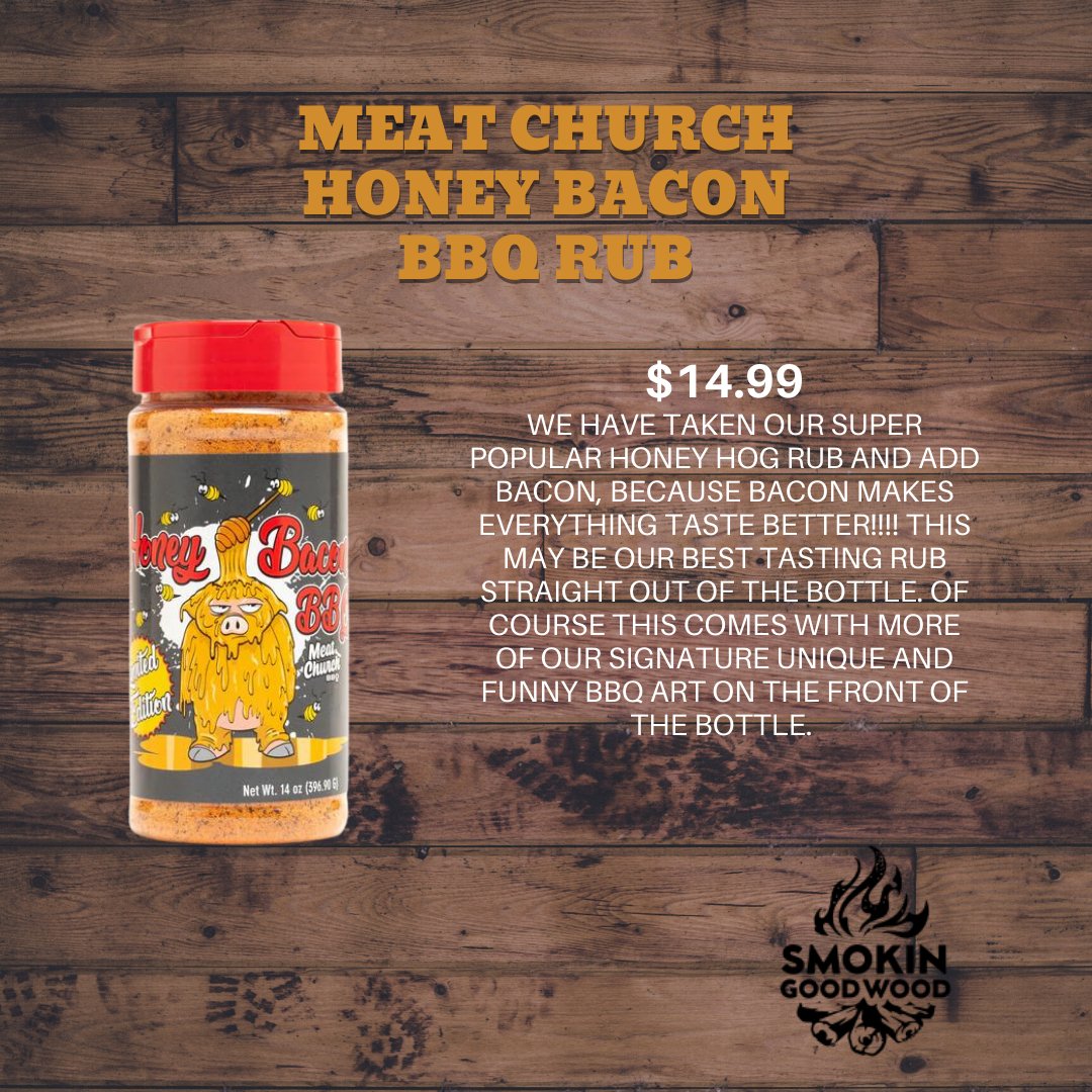 Meat Church Honey Bacon BBQ Rub (14 oz)